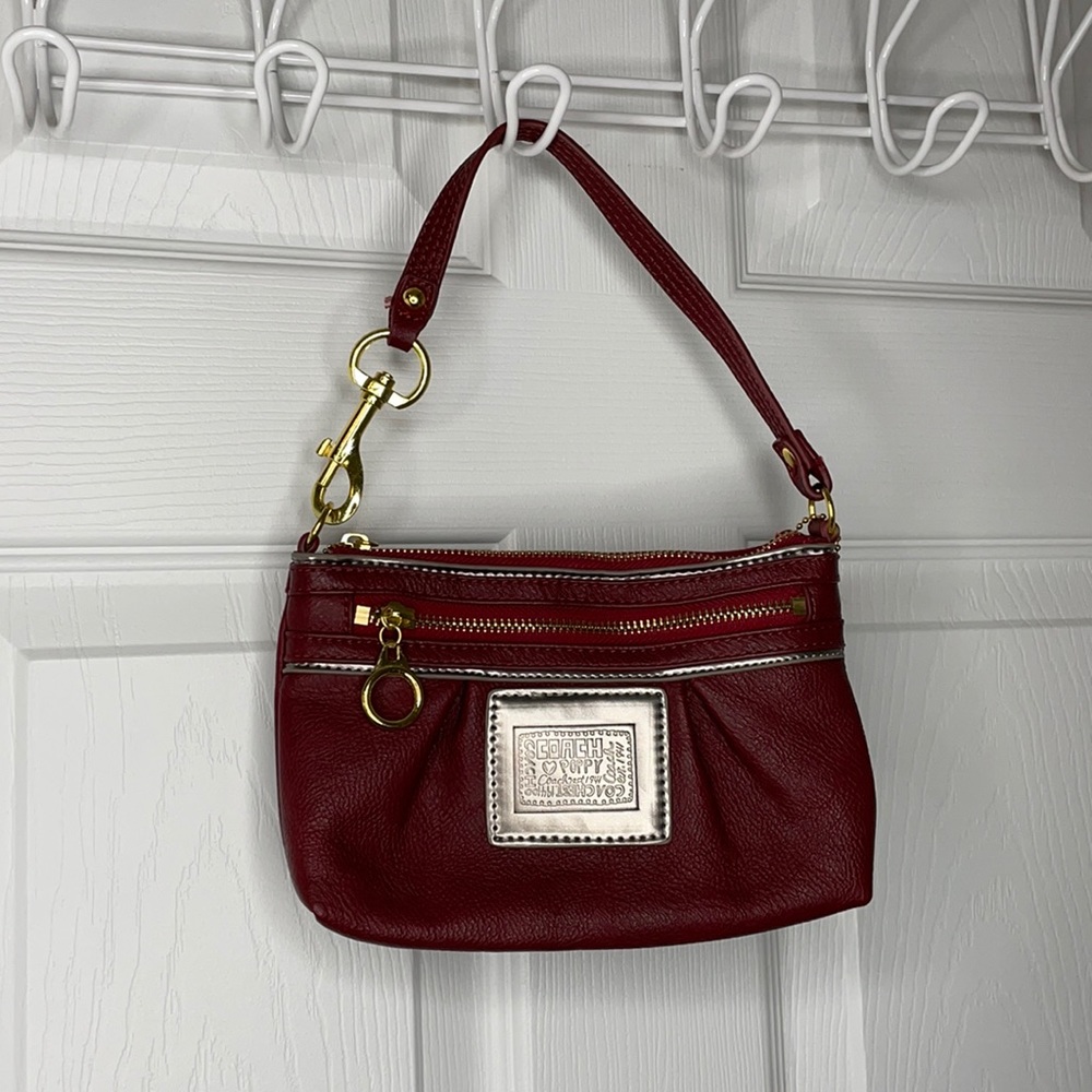 Vintage coach poppy small bag